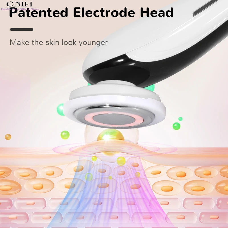 CMH 7-In-1 Facial Massager With LED Light Therapy Blackhead Remover