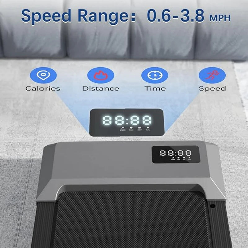 Superun 2in1 Treadmill for Home Fitness Walking Running