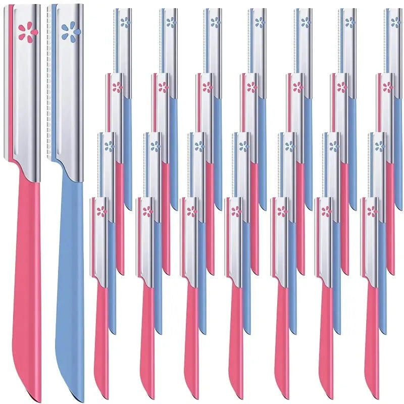 Eyebrow Epilator Set For Women Stainless Steel Trimmer 5 Pieces