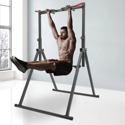 Pull Up Bar Dip Station Power Tower Home Gym Equipment