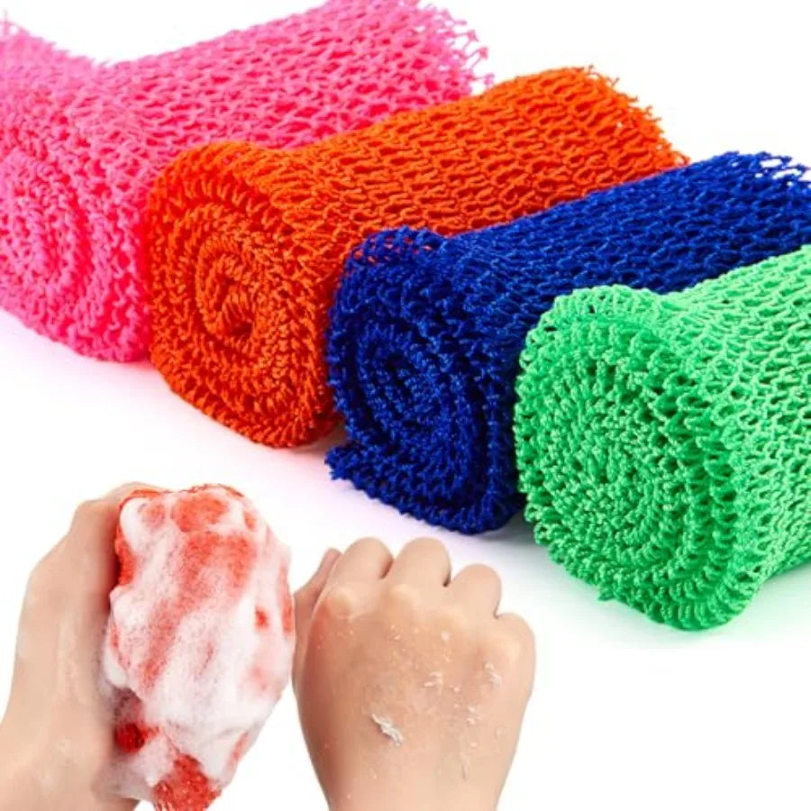 African Net Sponge Exfoliating Bath Scrubber For Shower