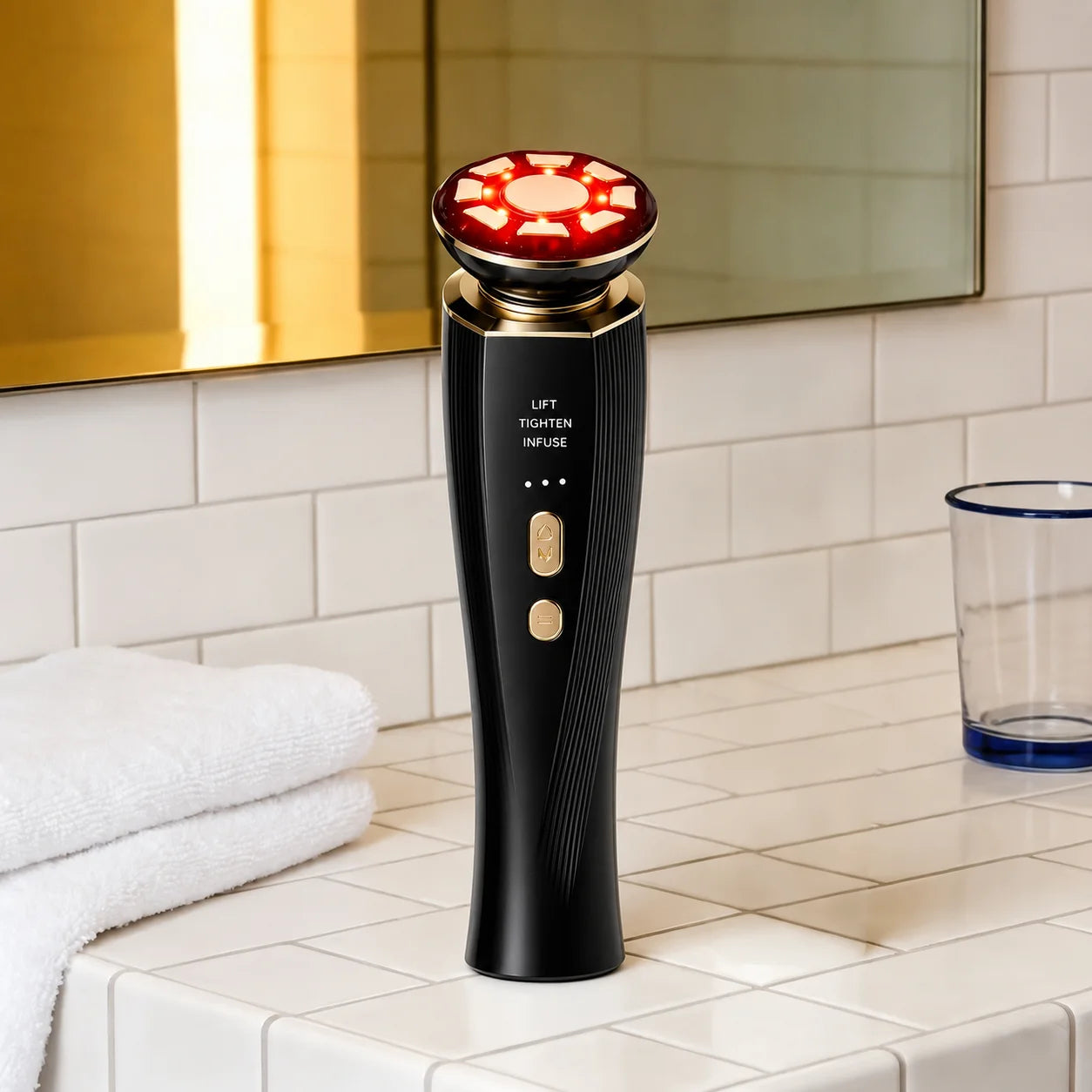 Three in One Red Light Facial and Neck Therapy Device