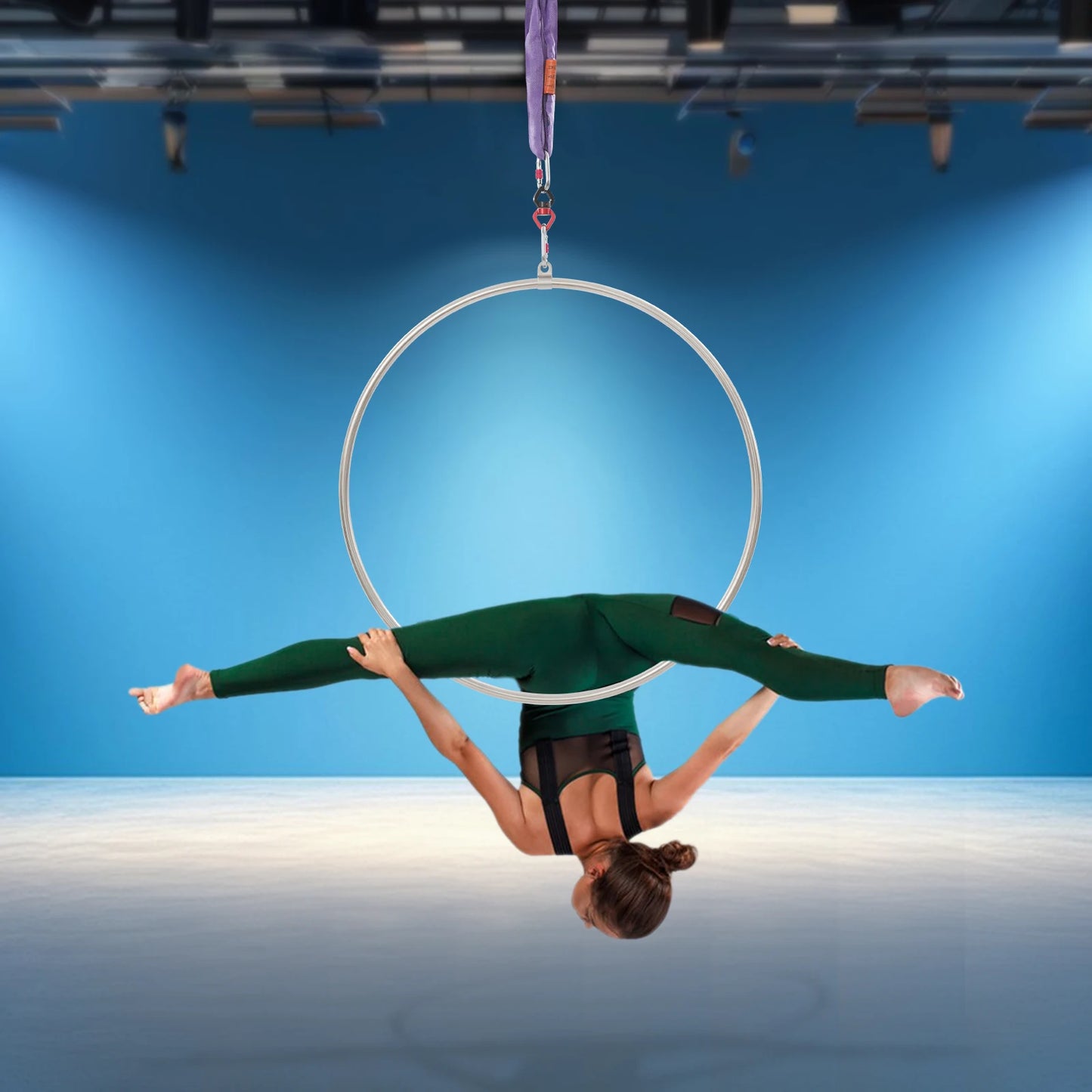 Stainless Steel Aerial Hoop Kit For Circus Acrobatics And Dance