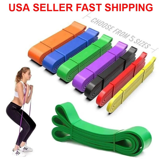 Resistance Bands Set With Five Loops For Gym Workout