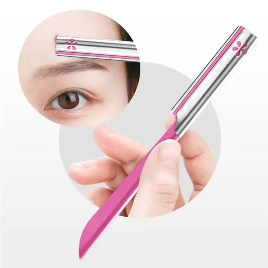 Eyebrow Epilator Set For Women Stainless Steel Trimmer 5 Pieces
