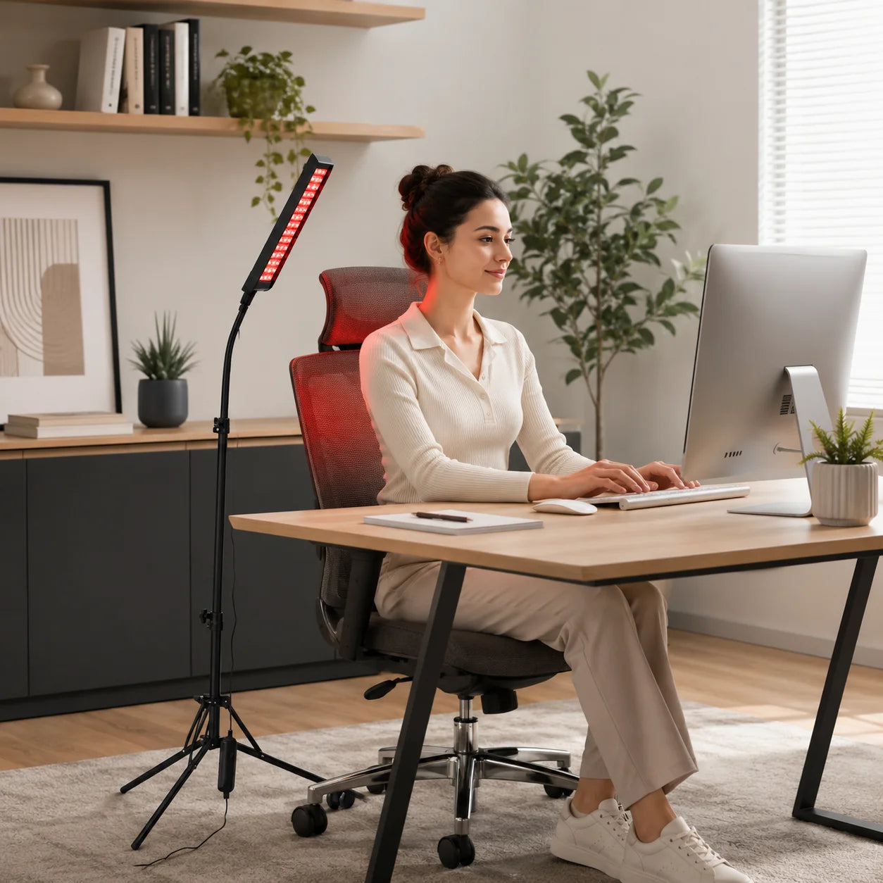 Red Light Therapy Panel 660Nm 850Nm Infrared Adjustable Stand