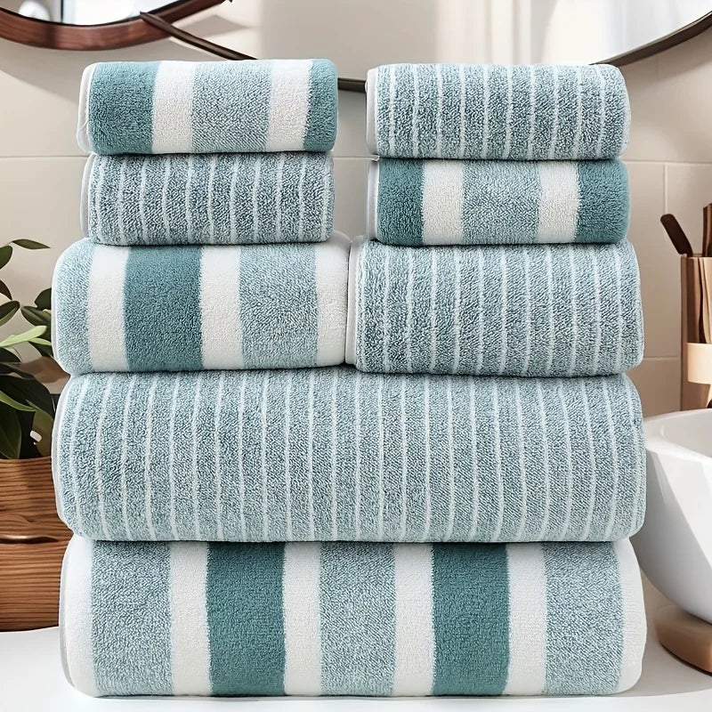 Eight-Piece Towel Set For Spa Gym Hotel Outdoor Fast-Drying