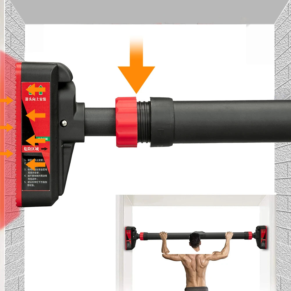 Twister.CK Doorway Pull-Up Bar With Level Gauge Solid Steel Construction
