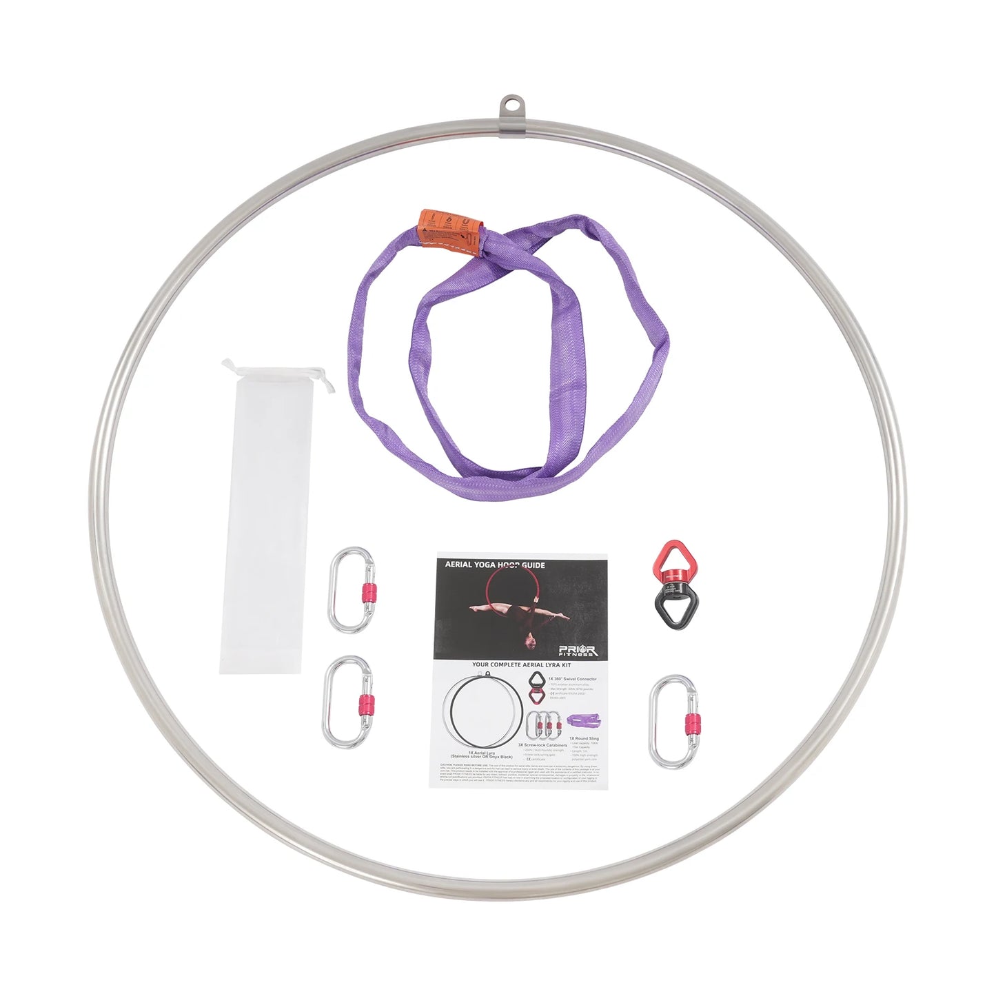 Stainless Steel Aerial Hoop Kit For Circus Acrobatics And Dance