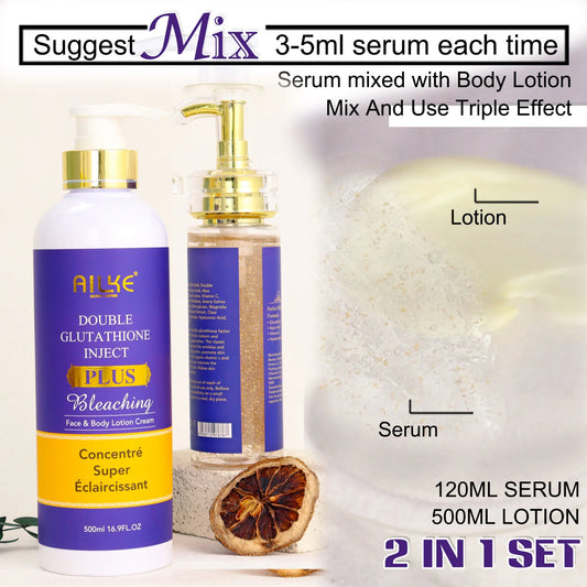 AILKE Body Milk Brightening and Whitening for All Skin Types