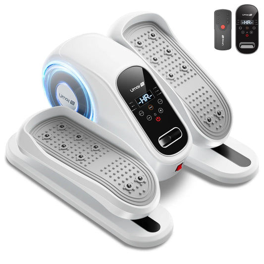 UMAY Compact Under Desk Electric Elliptical Machine With 12 Speed