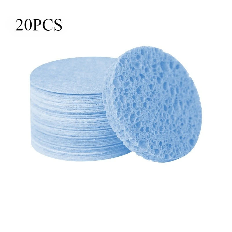 Compressed Facial Sponges 50Pcs Set For Cleansing Makeup Removal Exfoliation