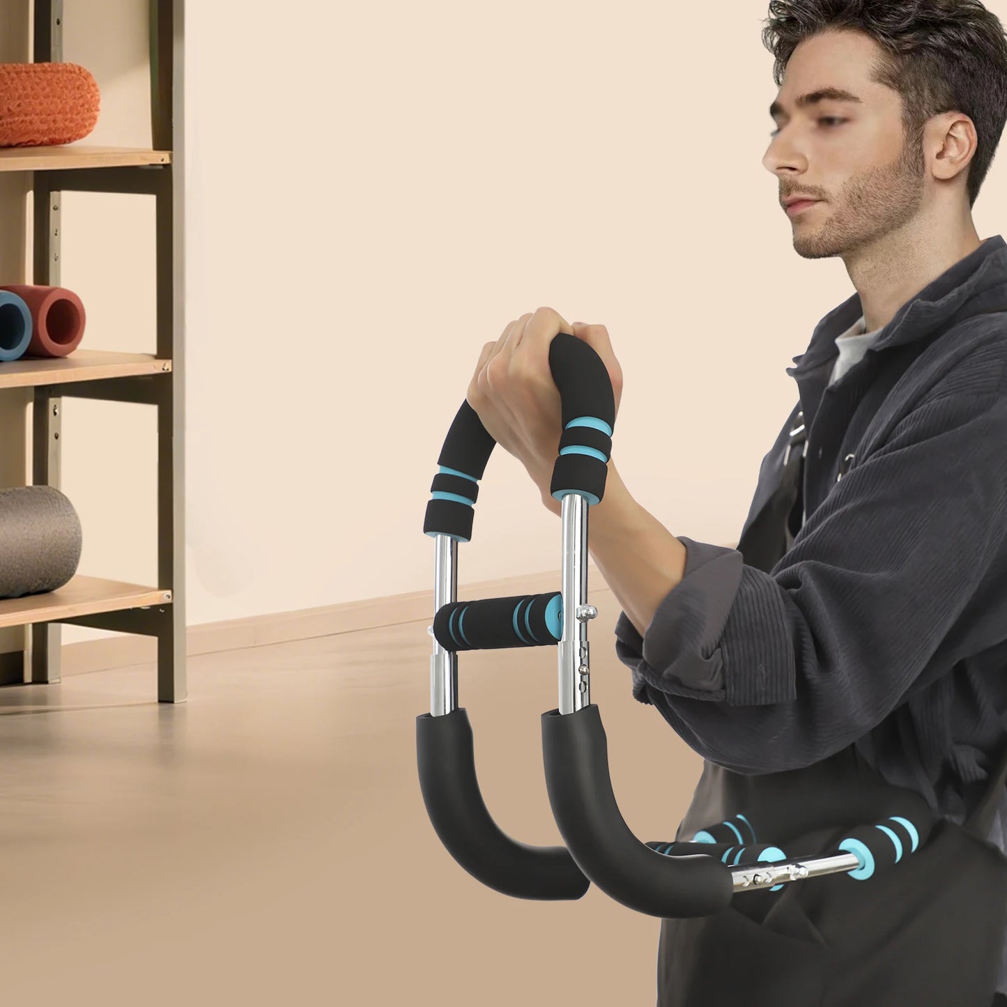 Twister Stretching Equipment U Shaped Arm Strength Trainer Home Gym Carbon Steel