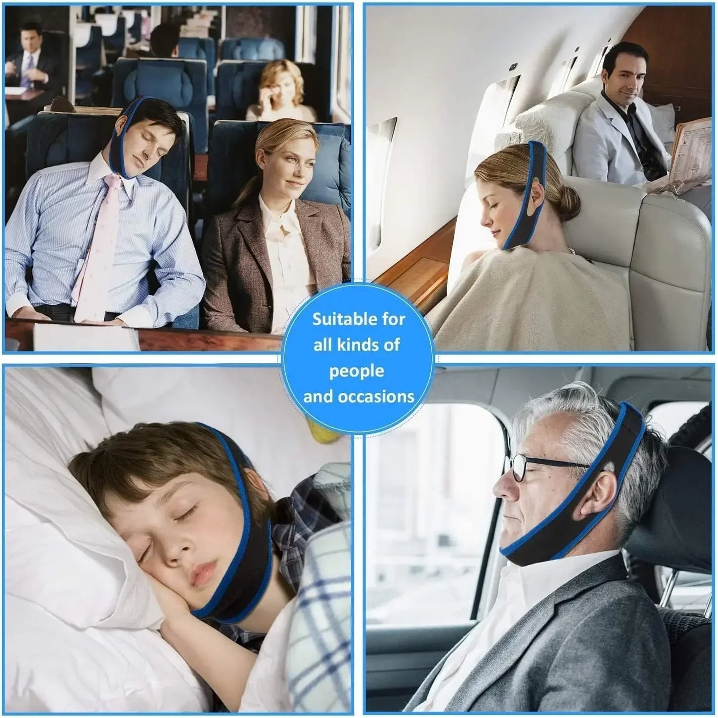 Anti Snore Chin Strap Sleep Aid For Snoring Reduction Comfort