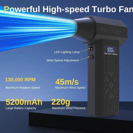 Trnojthk Portable Cordless Turbine Blower For Electronics Cleaning