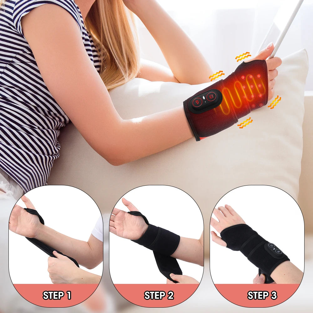 Hailicare 36 LED Beads Red Light Therapy Heating Wrap