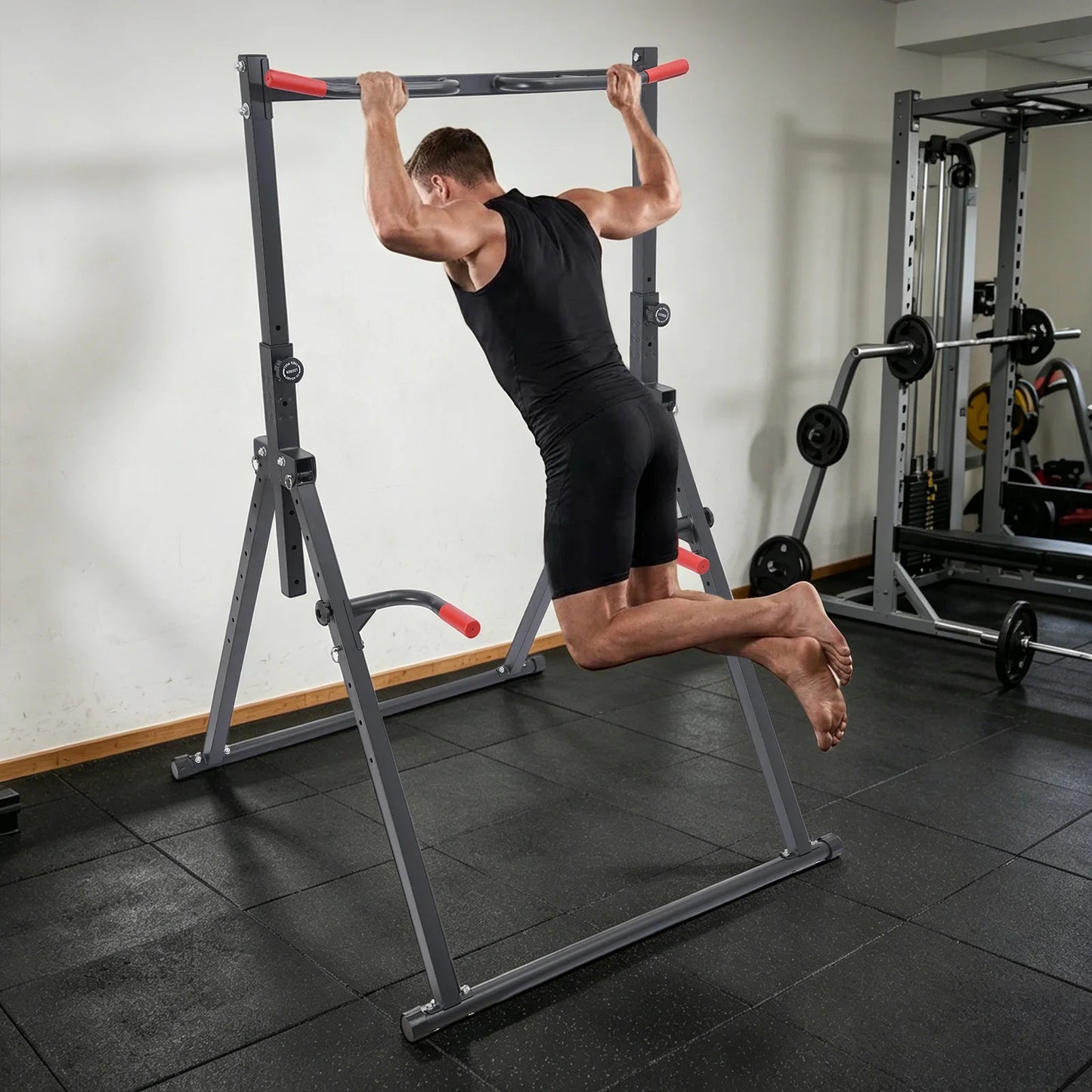 Adjustable Foldable Pull Up Station For Home Gym 200kg