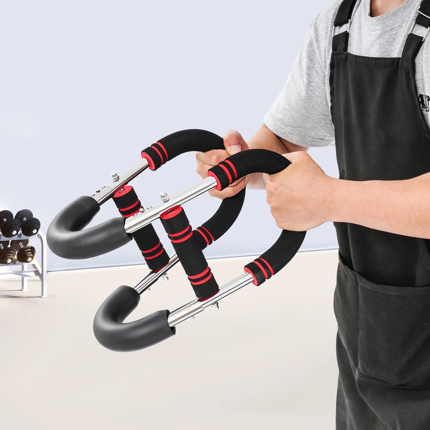 Twister Stretching Equipment U Shaped Arm Strength Trainer Home Gym Carbon Steel