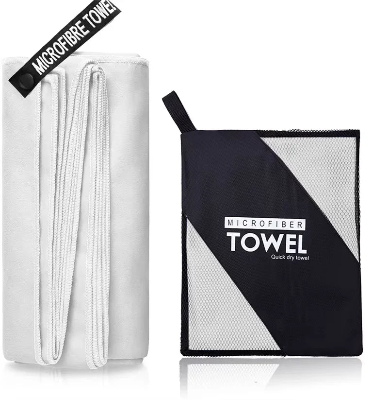 Microfiber Quick Dry Bath Towel With Portable Bag Highly Absorbent