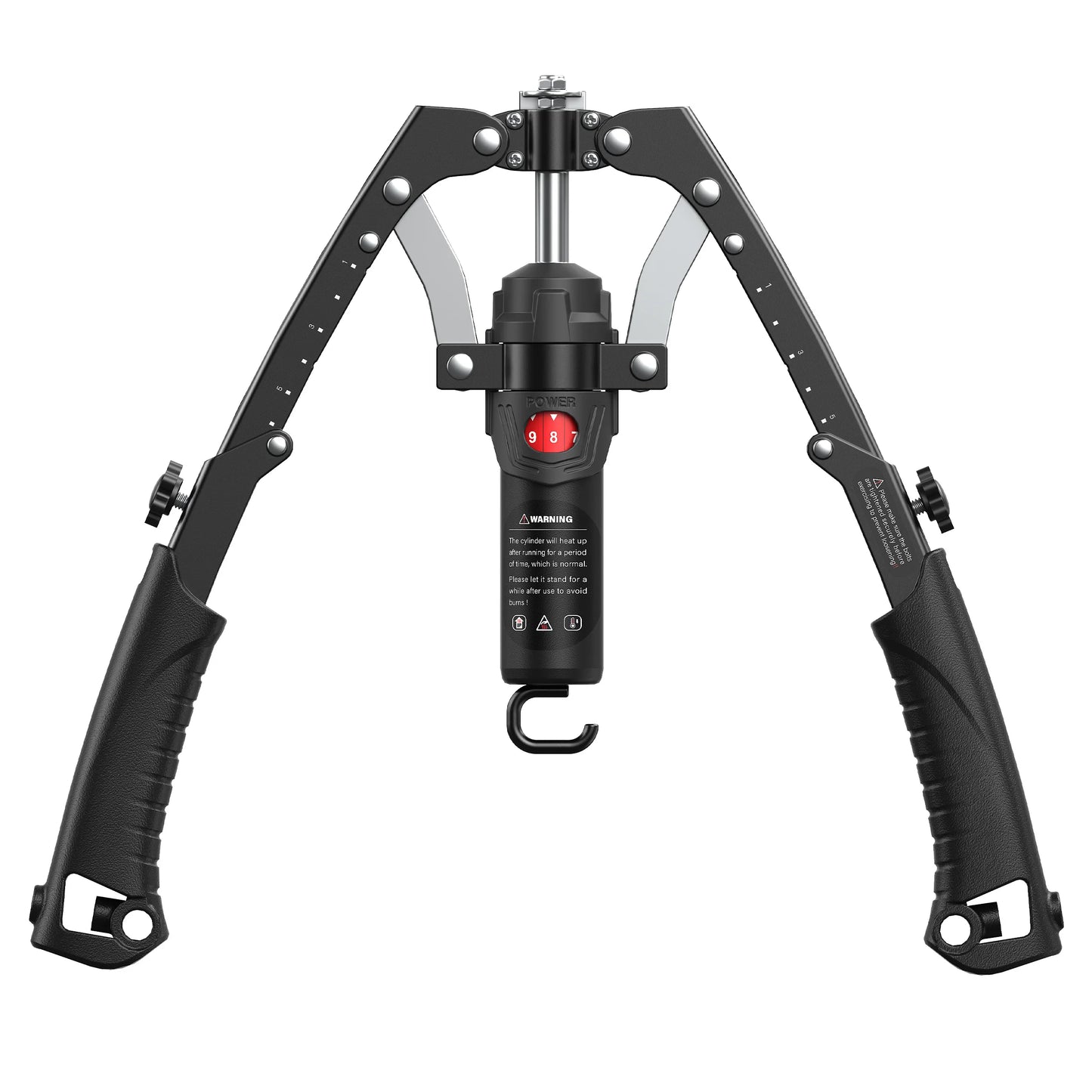 Full Body Power Trainer With Hydraulic Resistance And Ab Wheel