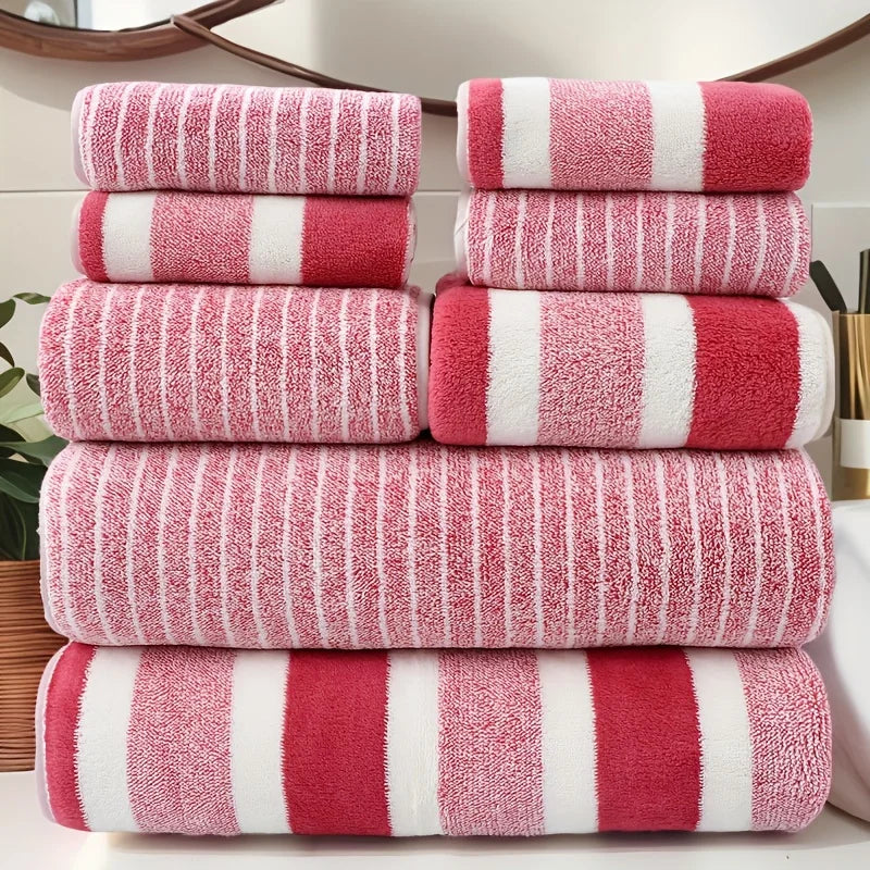 Eight-Piece Towel Set For Spa Gym Hotel Outdoor Fast-Drying
