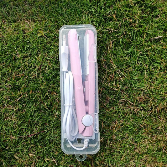 Oumonoka Mini Curling Iron and Hair Straightener Ceramic Flat Iron