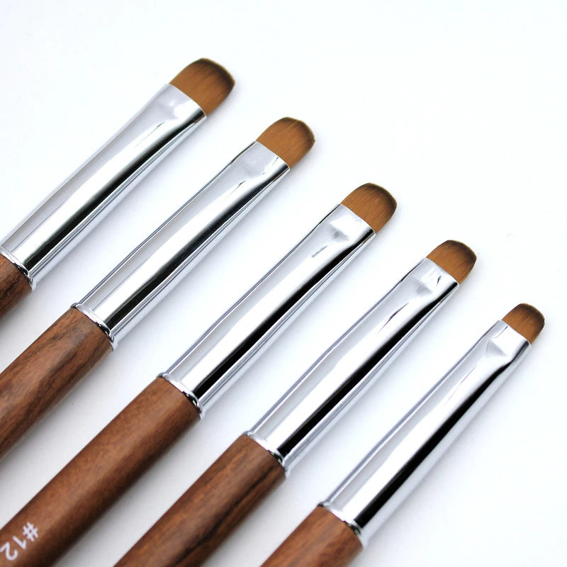 French Nail Art Brush Set With Sandalwood Handle Premium
