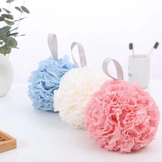Soft Bath Scrub Mesh Sponge Ball Shower Puff For Bath Accessory
