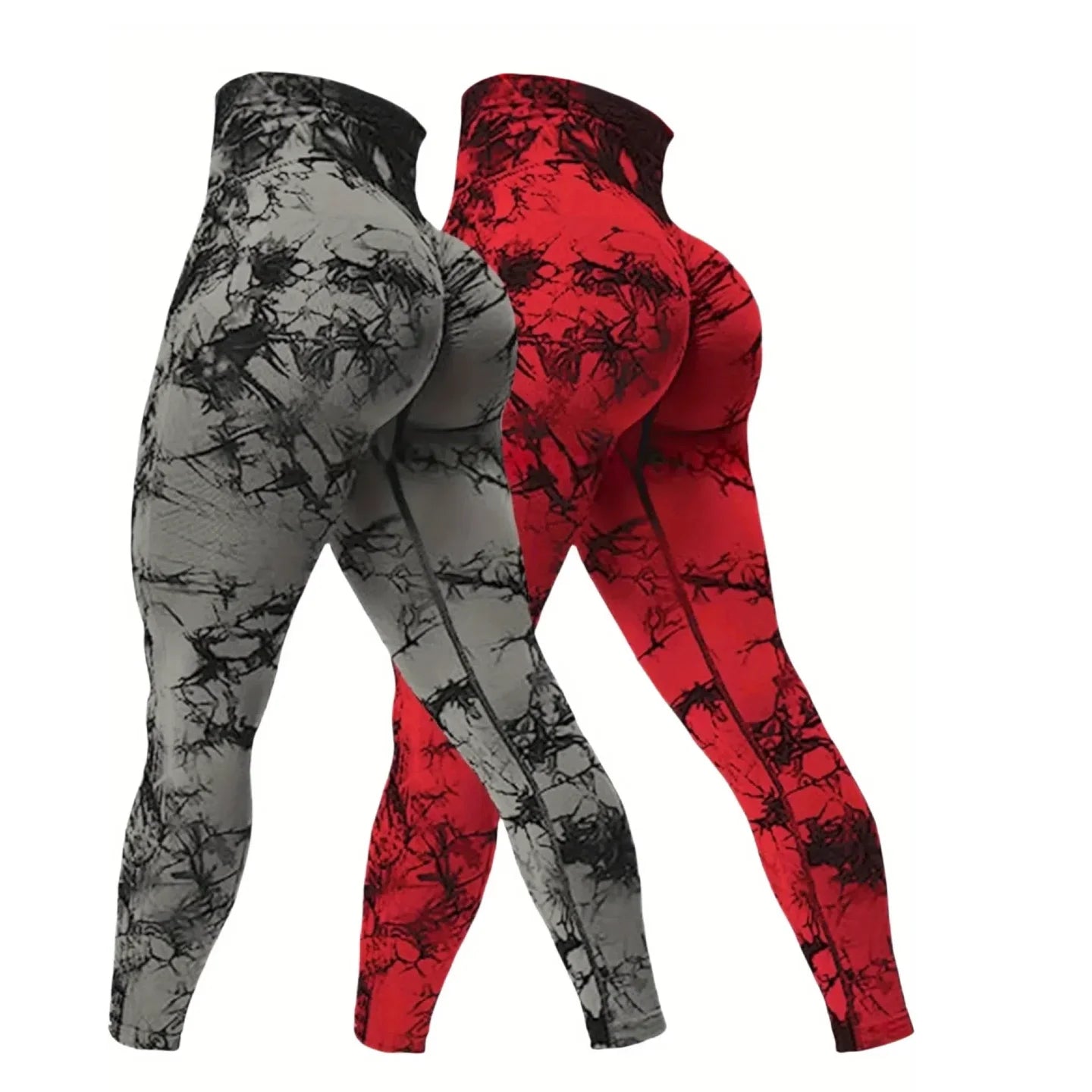Women's High Waisted Seamless Yoga Leggings Pack of 2