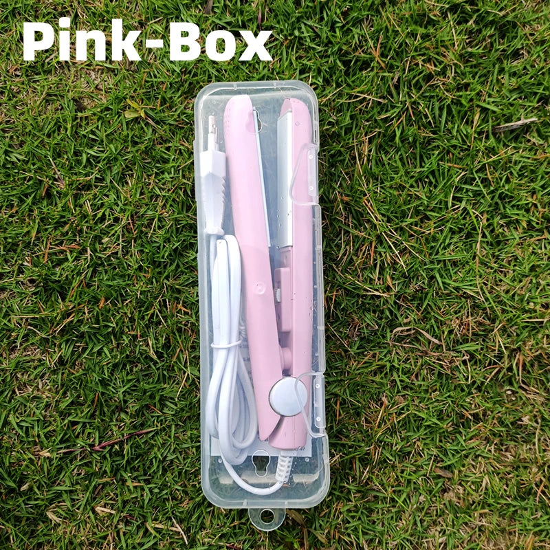 Oumonoka Mini Curling Iron and Hair Straightener Ceramic Flat Iron