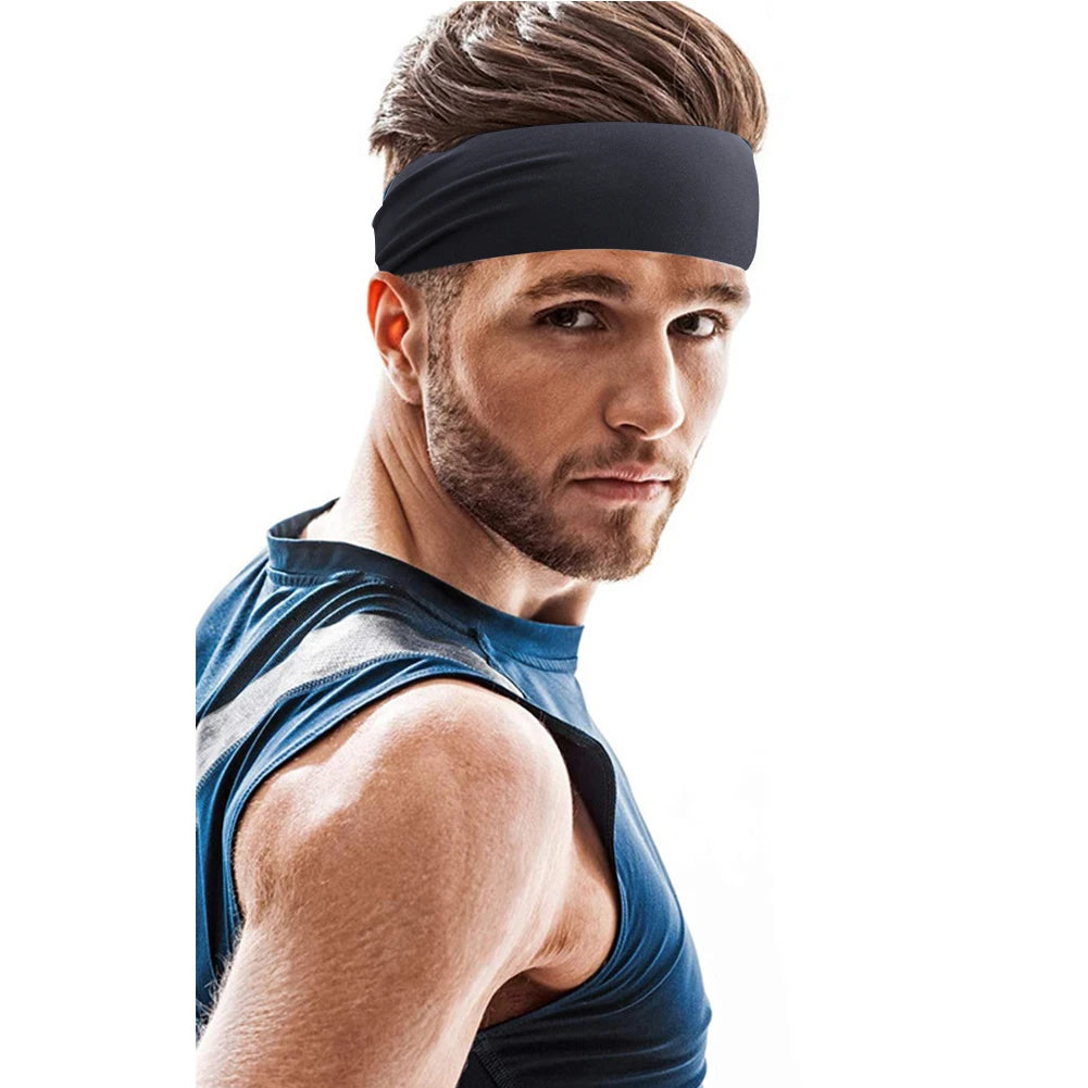 APWIKOGER Sports Headbands For Men Women Sweat Wicking Yoga Hairbands